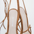 Sandalias de cuero suela con taco fino de 10,5cm de alto y tiras para atar