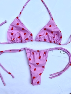 bikini corazon rosa solo corpiño(95-100) - comprar online