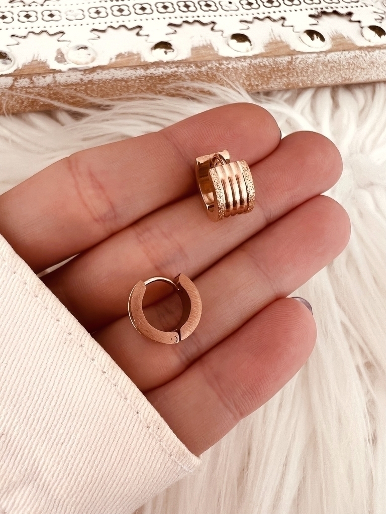 Argollas outlet rose gold