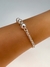 Pulsera mili de acero blanco - comprar online