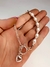 Pulsera perlas heart de acero blanco - comprar online