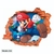 Vinilo decorativo infantil Pared Rota 3D Videojuegos Mario Bros