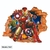 Vinilo decorativo infantil Pared Rota 3D Superhéroes Iron Man