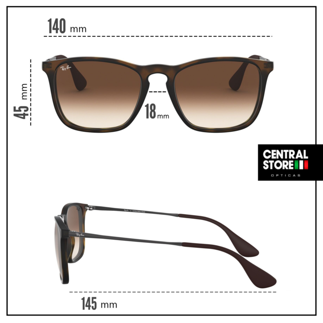 RAY BAN RB4187 856 13 CHRIS DEGRADADO