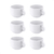 Set X6 Tazas Té Con Plato de Porcelana Tramontina 240 ml en internet