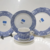 Set X16 Piezas Vajilla Ceramica Blue Corona - Moderno Bazar