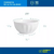 10 Bowls Compotera de Ceramica 13 Cm Blanco Cereales - comprar online