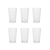 Set X6 Vasos De Vidrio 350 Ml Durax - comprar online