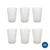 Set X6 Vasos De Vidrio 400 Ml Bristol Durax