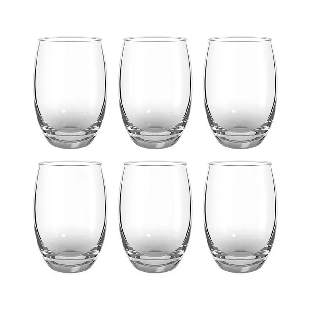 Set X12 Vasos De Vidrio 460 Ml Mikonos - Moderno Bazar