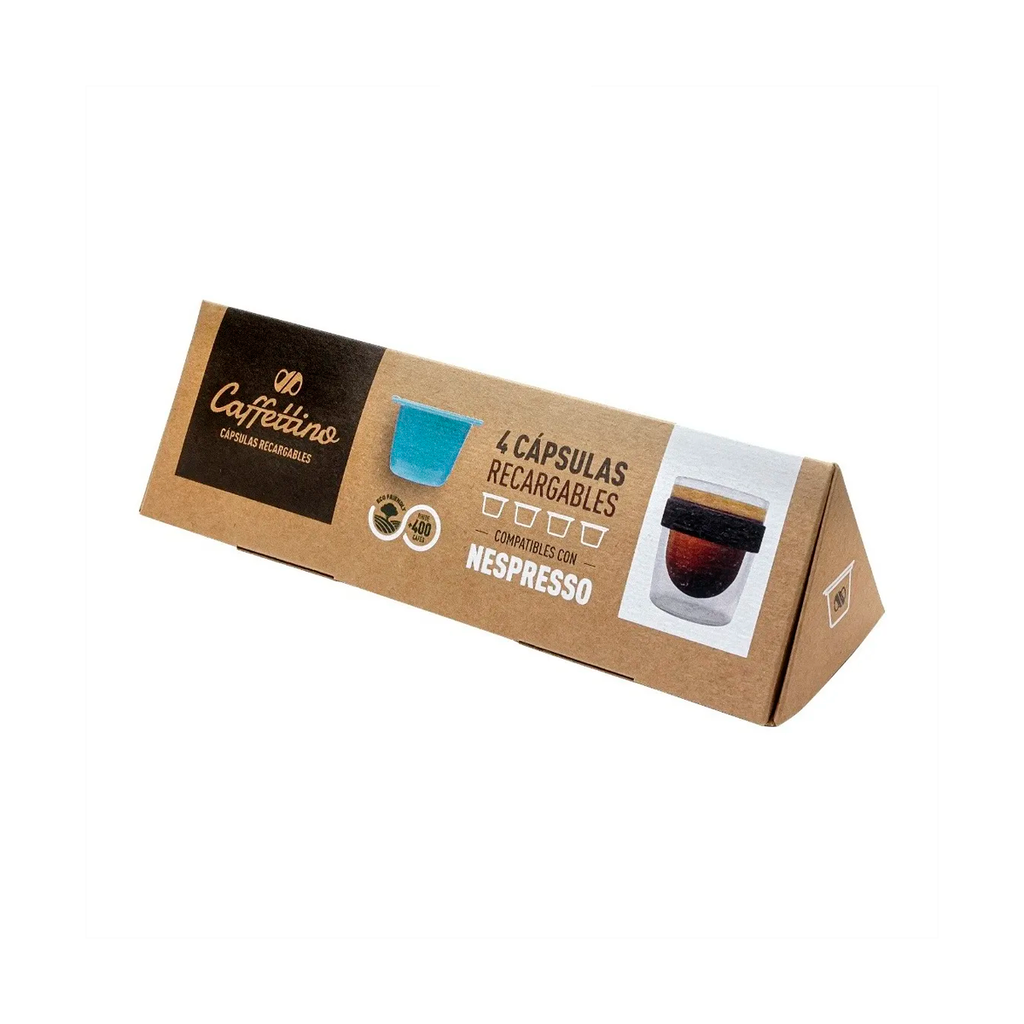Kit 4 Capsulas de Café Reutilizables Nespresso - Byta Mercado