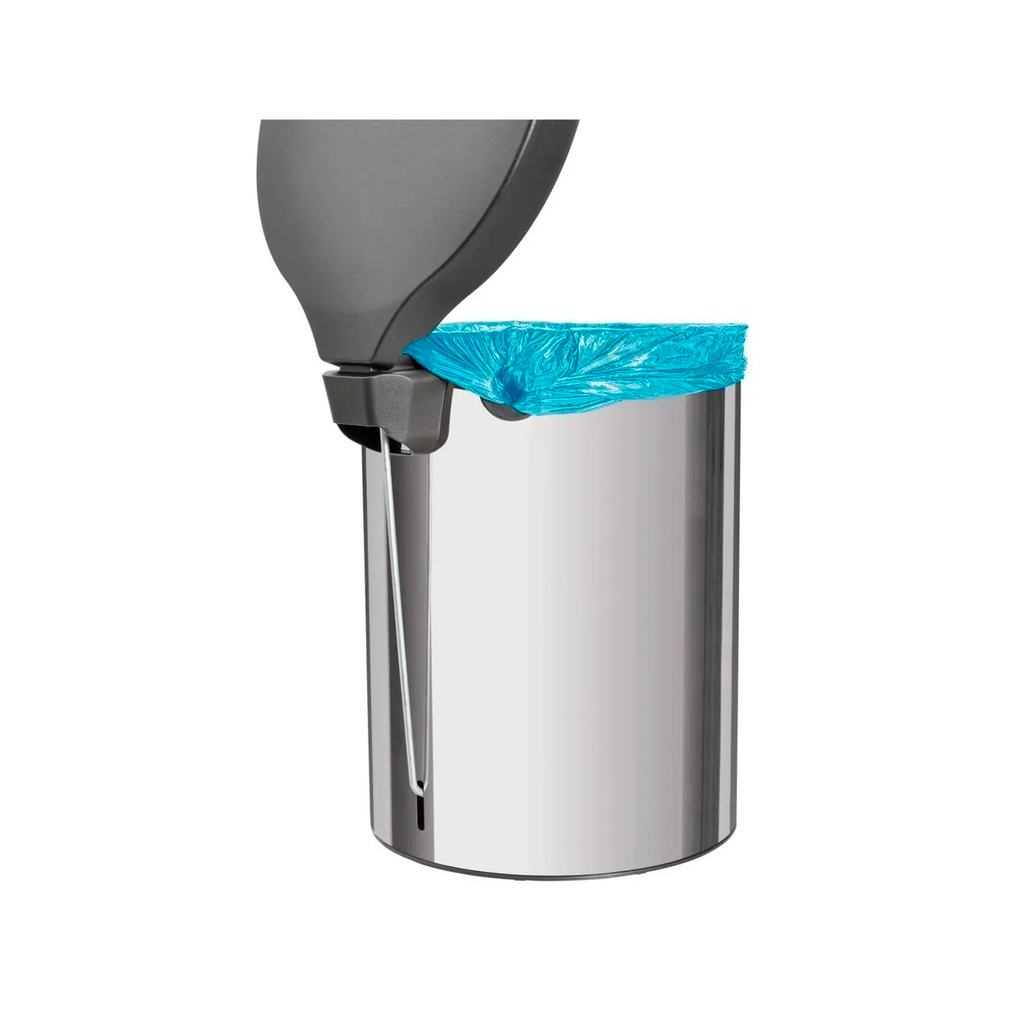 Tacho Cesto de Basura Acero Inoxidable New Con Pedal 5 Litros Tramontina