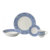 Set X6 Platos Playos Ceramica Blue Corona - comprar online