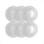 Imagen de Set X6 Platos Playos Durax De 27cm Color Transparente Hogar