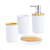Imagen de Set de Accesorios Para Baño X6 Cesto Cepillo Inodoro Dispenser Jabonera