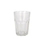 Set X18 Piezas Platos Vasos Vidrio Forjado Facetado Durax - comprar online