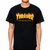 REMERA THRASHER FLAME BLACK - buy online