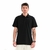 CHOMBA ALTHON SOLID POLO TEES BLACK