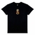 REMERA THRASHER BELIEVE BLACK