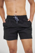 SHORT DE BAÑO LISO NEGRO - comprar online