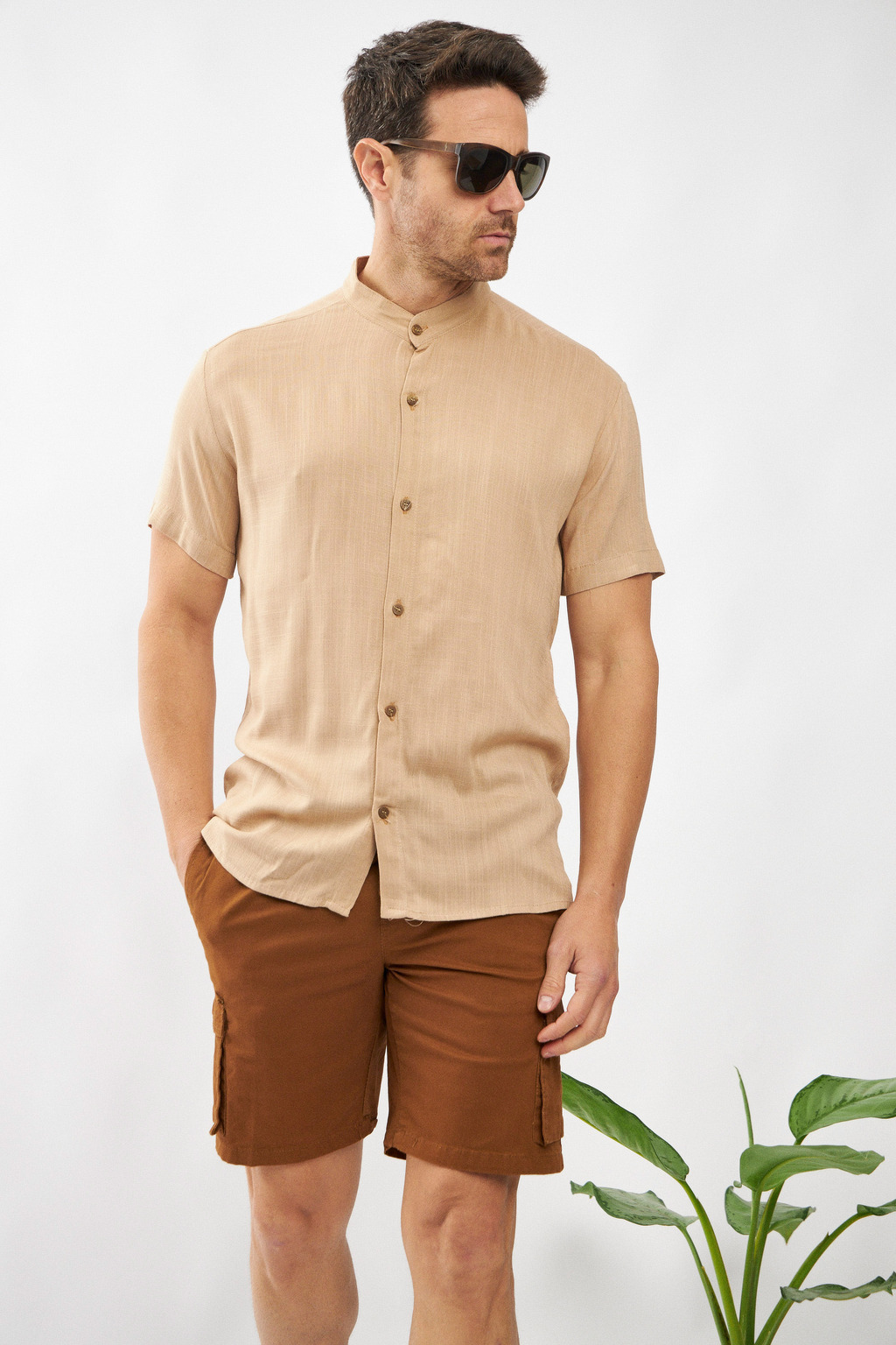 CAMISA MANGA CORTA LINO WILL Wellington Polo Club