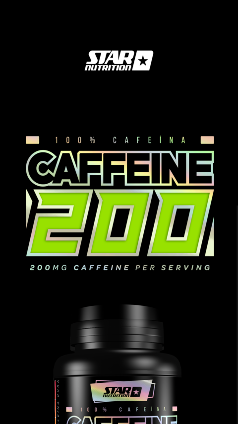 CAFFEINE 200MG X 30 CAPSULAS (Cafeina Anhidra) - STAR NUTRITION - tienda online