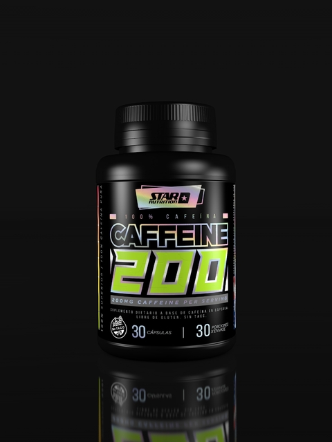 CAFFEINE 200MG X 30 CAPSULAS (Cafeina Anhidra) - STAR NUTRITION en internet