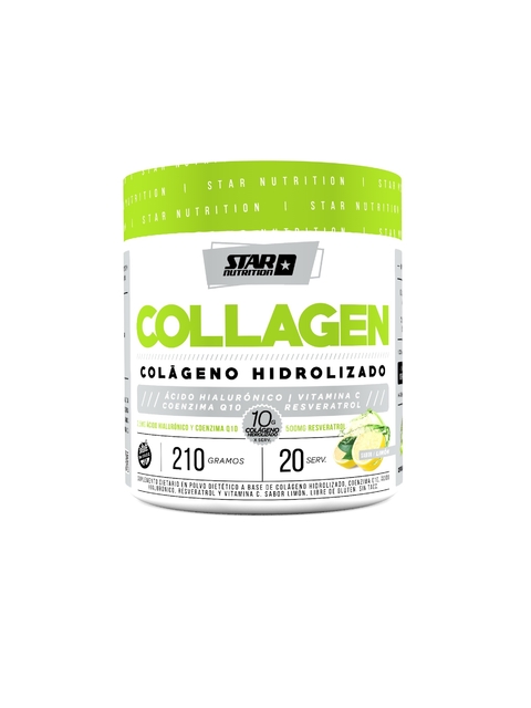 Imagen de COLLAGEN X 210 GRS (Acido hialurónico + Resveratrol + Vitamina C + Coenzima Q10) - STAR NUTRITION