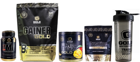 COMBO VOLUMEN + SHAKER - GOLD NUTRITION