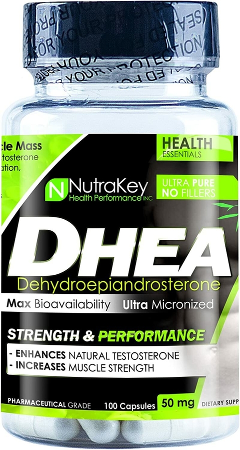 DHEA 50MG 100 CAPS - NUTRAKEY