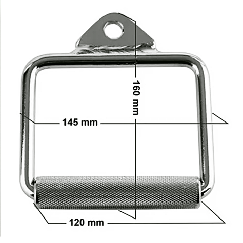 Estribo Cromado Agarre Para Polea - comprar online
