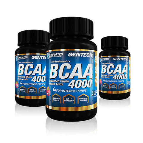 BCAA 4000 - 120 Tabs - GENTECH - Alto rendimiento - comprar online