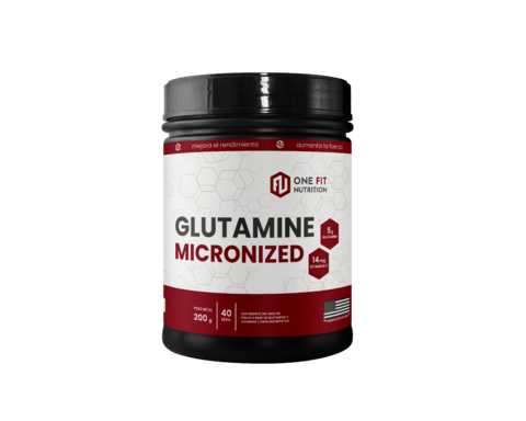 GLUTAMINA MICRONIZADA 200 GRS 40 SERVICIOS - ONE FIT