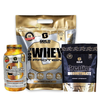 Whey Protein 5lb + Creatina + Glutamina Combo Gold Nutrition