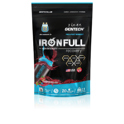 IRON FULL RECOVERY DOY PACK 500 Grs - GENTECH