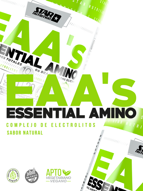 EAA´S ESSENTIAL AMINO X 360 GRS - STAR NUTRITION - Off Suplementos