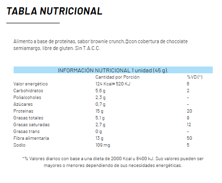 Low Carb Protein Bar 1 unidad - Gentech en internet