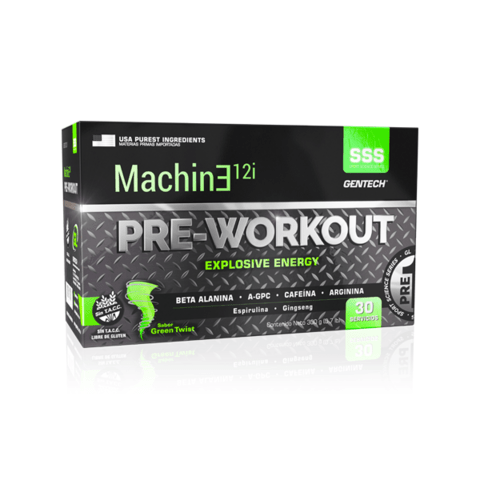 Machine 12i PRE-WORKOUT 30 Servicios - Gentech - comprar online