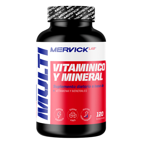 Multivitaminico Vitaminas y Minerales 120 Comp - Mervick