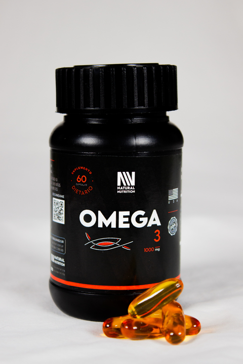 Omega 3 (Fish Oil) 60 Capsulas Blandas - Natural Nutrition