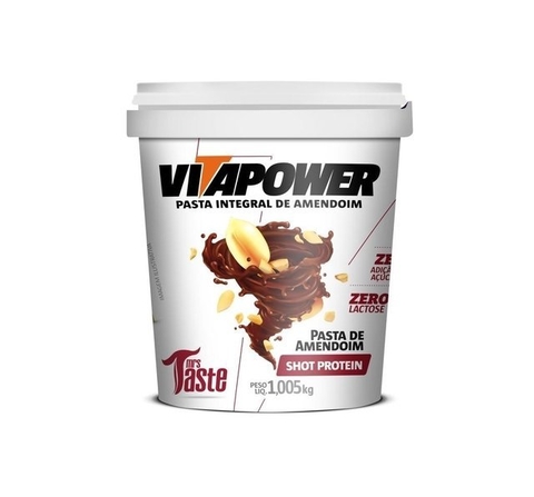 PASTA DE MANI SABOR SHOT LIBRE DE GLUTEN 1KG - VITAPOWER