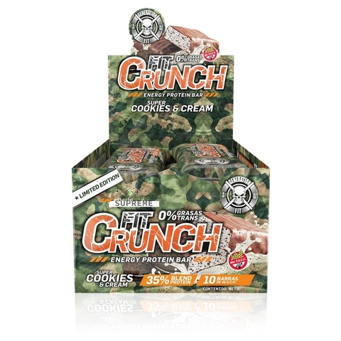 FIT CRUNCH PROTEIN BAR CAJA X 10 UNIDADES - GENERATION FIT