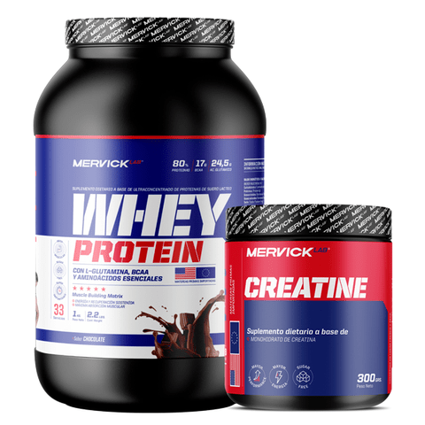 Whey Protein 1Kg + Creatina 300Grs - Mervick