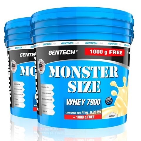 WHEY MONSTER SIZE 7900 5 Kg - GENTECH en internet