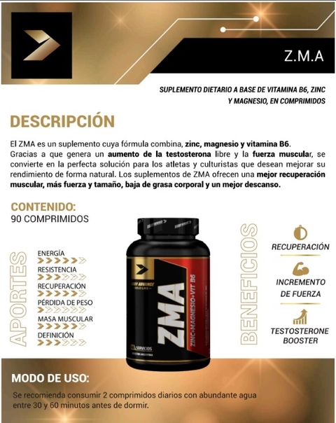 Zma 90 Comprimidos - Body Advance en internet