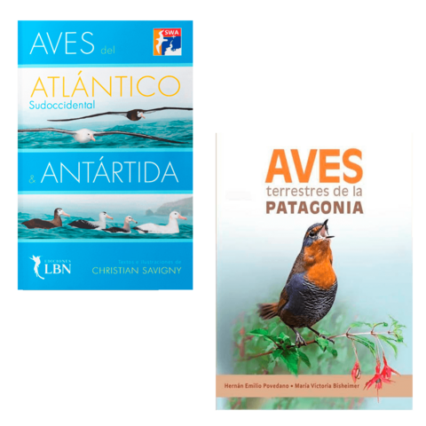 Combo Aves Terrestres de la Patagonia + Aves Del Atlántico Sudoccidental Y Antártida