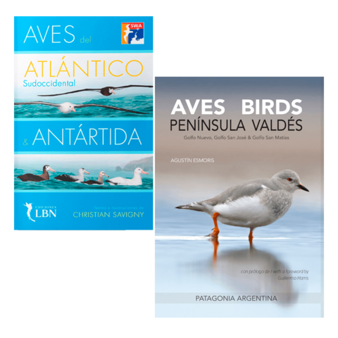 Combo Aves Del Atlántico Sudoccidental Y Antártida + Aves-Birds Península Valdés