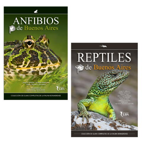 Combo Anfibios (PRE-VENTA) y Reptiles de Buenos Aires (envíos a partir de 29/05)