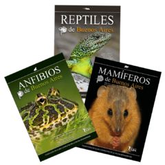 Combo Colección Guías Fauna de Buenos Aires (Pre-Venta-envíos a partir del 29/05) 3 tomos