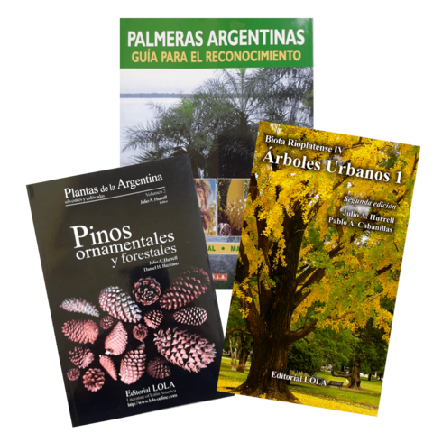 Combo ÁRBOLES URBANOS (Nueva Edición) + PALMERAS ARGENTINAS + PINOS ORNAMENTALES
